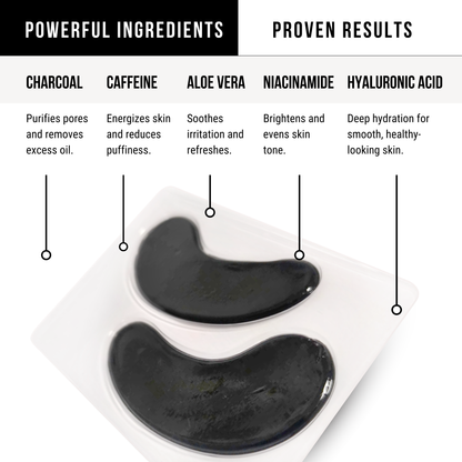 Face Armor Under Eye Battle Strips for Men (Pack of 6)