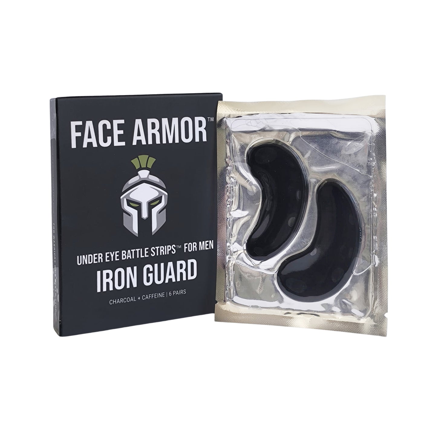 Face Armor Under Eye Battle Strips for Men (Pack of 6)