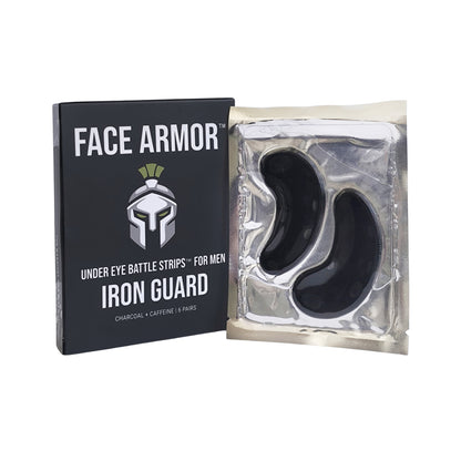 Face Armor Under Eye Battle Strips for Men (Pack of 6)