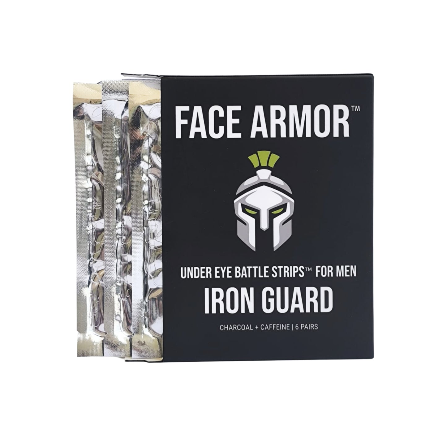 Face Armor Under Eye Battle Strips for Men (Pack of 6)