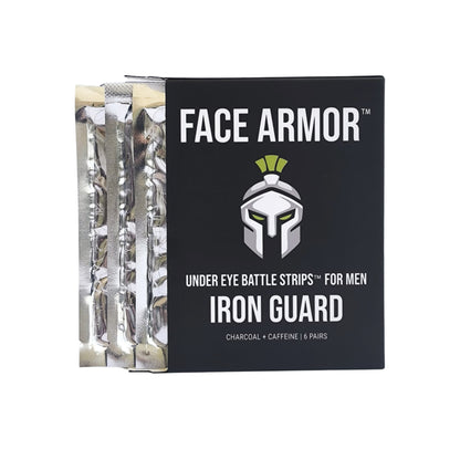 Face Armor Under Eye Battle Strips for Men (Pack of 6)